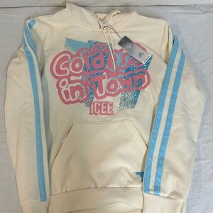 New Cream Adidas Hoodie With Decal